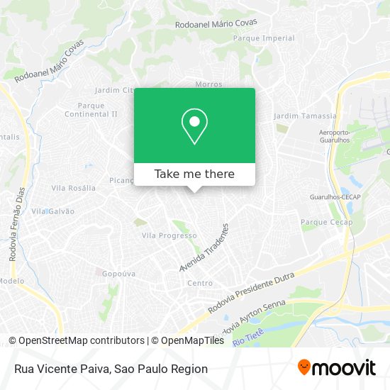 Rua Vicente Paiva map