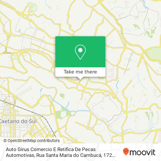 Auto Girus Comercio E Retifica De Pecas Automotivas, Rua Santa Maria do Cambucá, 172 Sapopemba São Paulo-SP 03268-000 map