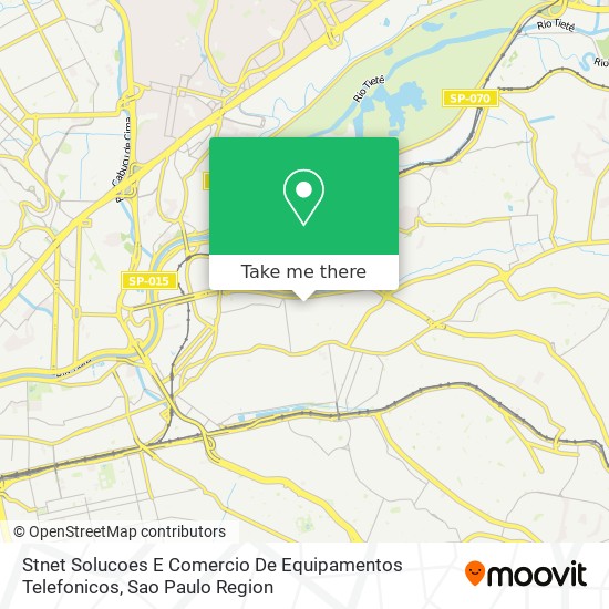 Stnet Solucoes E Comercio De Equipamentos Telefonicos map