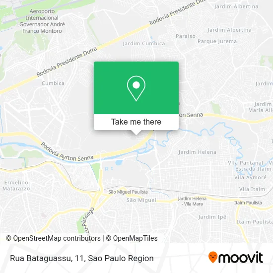 Rua Bataguassu, 11 map