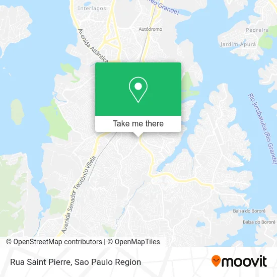 Rua Saint Pierre map