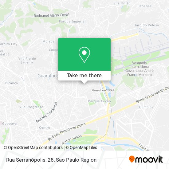 Rua Serranópolis, 28 map