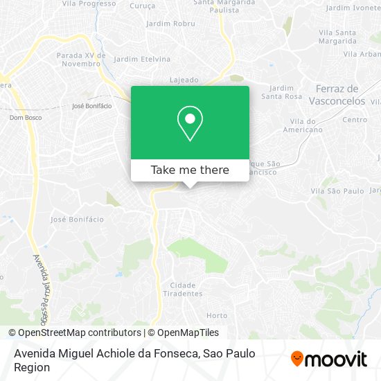 Avenida Miguel Achiole da Fonseca map