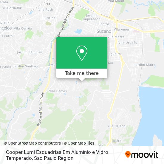 Cooper Lumi Esquadrias Em Alumínio e Vidro Temperado map