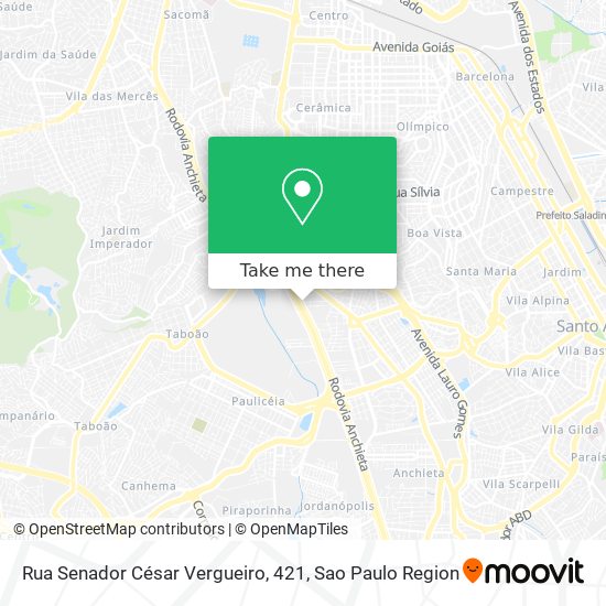Rua Senador César Vergueiro, 421 map