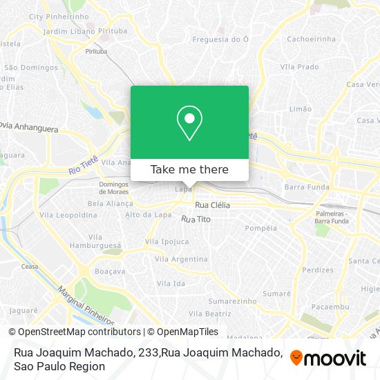 Rua Joaquim Machado, 233,Rua Joaquim Machado map