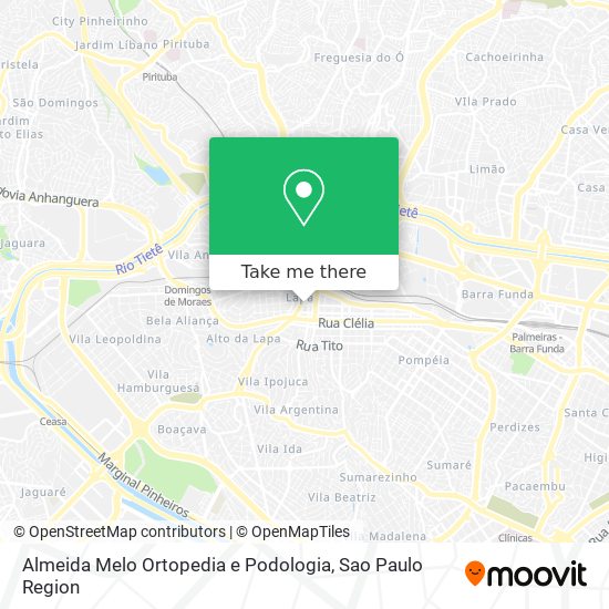 Almeida Melo Ortopedia e Podologia map