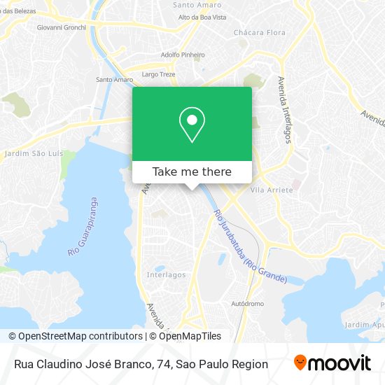 Rua Claudino José Branco, 74 map