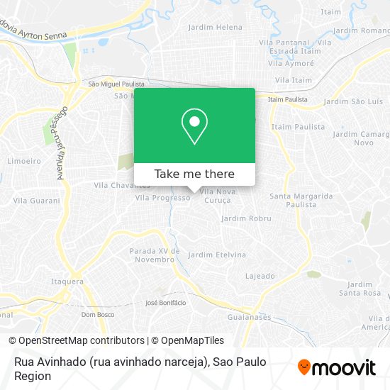 Rua Avinhado (rua avinhado narceja) map