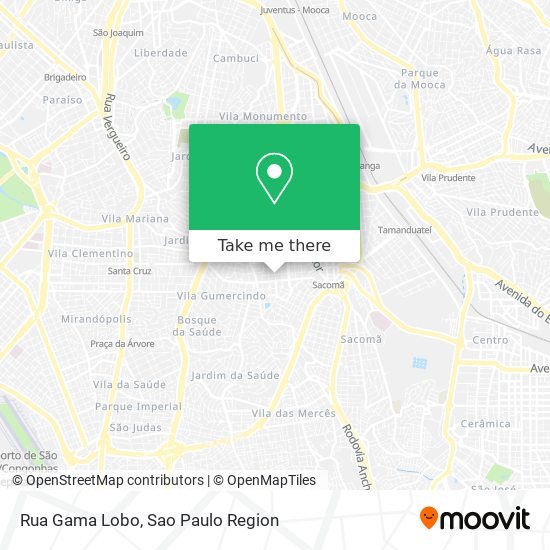 Rua Gama Lobo map