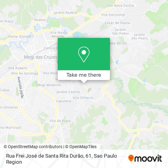 Rua Frei José de Santa Rita Durão, 61 map
