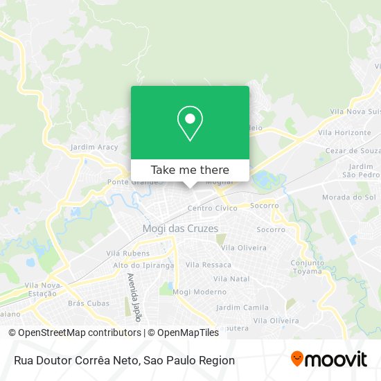 Rua Doutor Corrêa Neto map