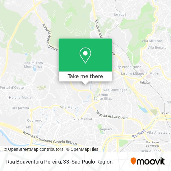 Rua Boaventura Pereira, 33 map