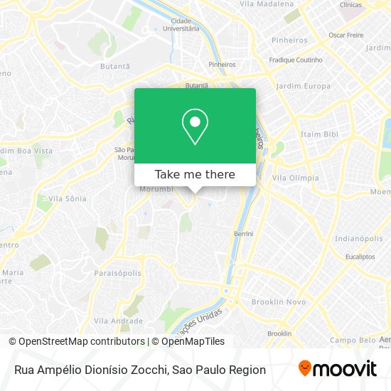 Rua Ampélio Dionísio Zocchi map