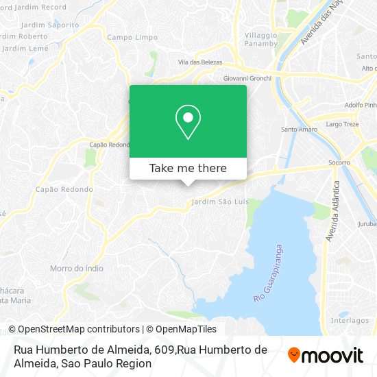 Rua Humberto de Almeida, 609,Rua Humberto de Almeida map