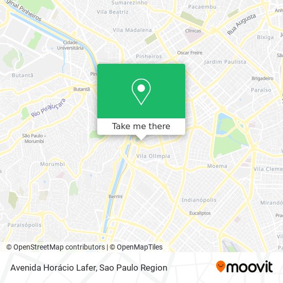 Avenida Horácio Lafer map