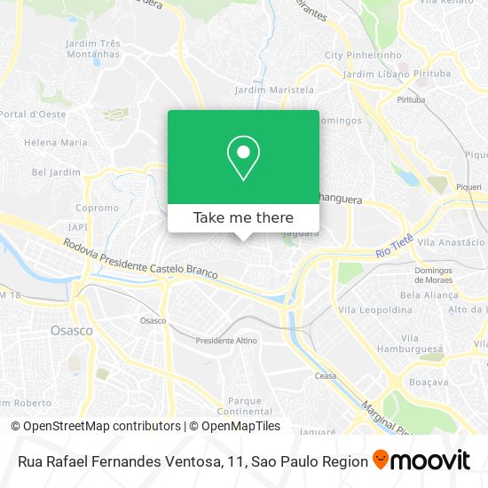 Rua Rafael Fernandes Ventosa, 11 map
