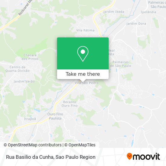 Rua Basilio da Cunha map