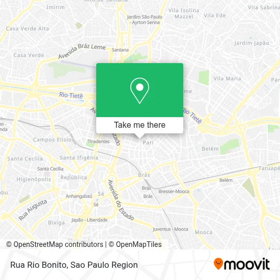Rua Rio Bonito map
