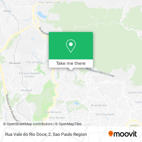 Rua Vale do Rio Doce, 2 map