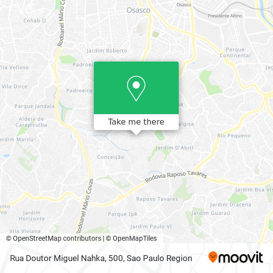 Rua Doutor Miguel Nahka, 500 map