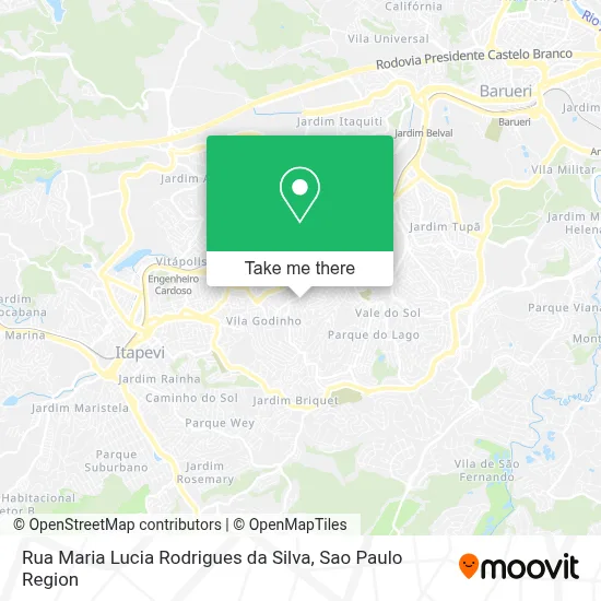 Rua Maria Lucia Rodrigues da Silva map