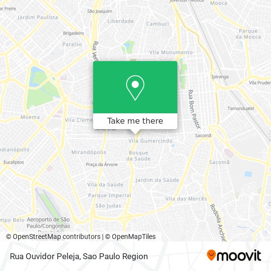 Mapa Rua Ouvidor Peleja