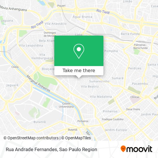 Rua Andrade Fernandes map