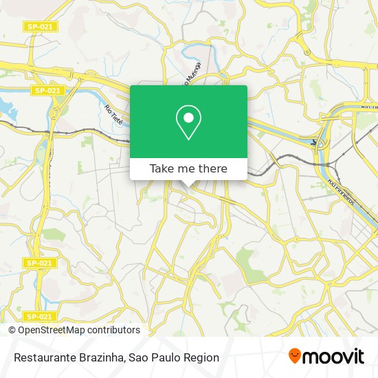 Mapa Restaurante Brazinha