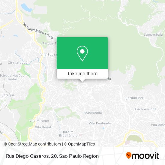 Mapa Rua Diego Caseros, 20