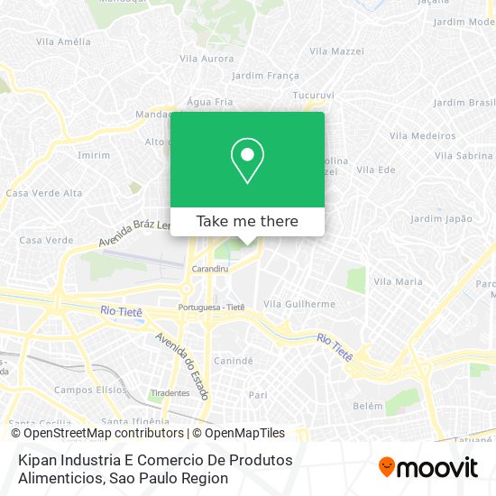 Kipan Industria E Comercio De Produtos Alimenticios map