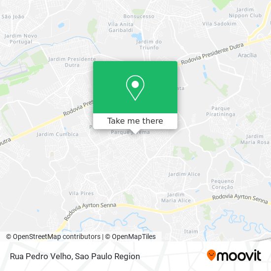 Rua Pedro Velho map