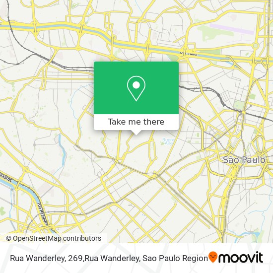 Rua Wanderley, 269,Rua Wanderley map