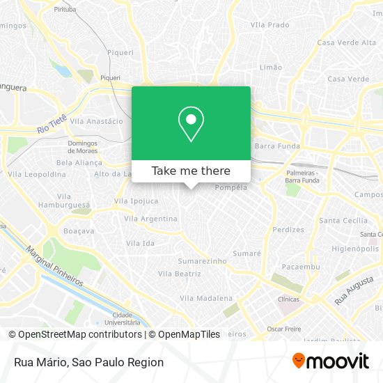 Rua Mário map