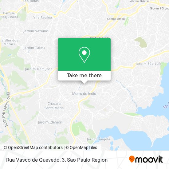 Mapa Rua Vasco de Quevedo, 3