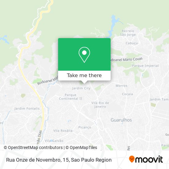 Rua Onze de Novembro, 15 map
