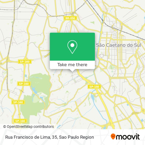 Mapa Rua Francisco de Lima, 35