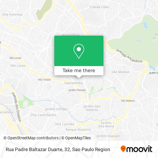 Mapa Rua Padre Baltazar Duarte, 32