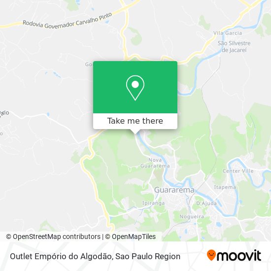 Mapa Outlet Empório do Algodão