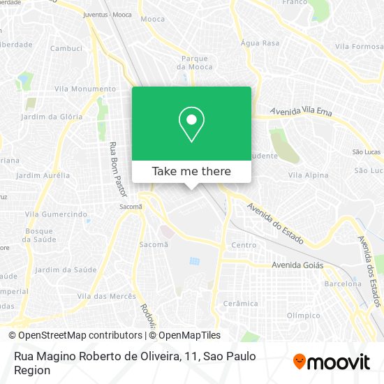 Rua Magino Roberto de Oliveira, 11 map