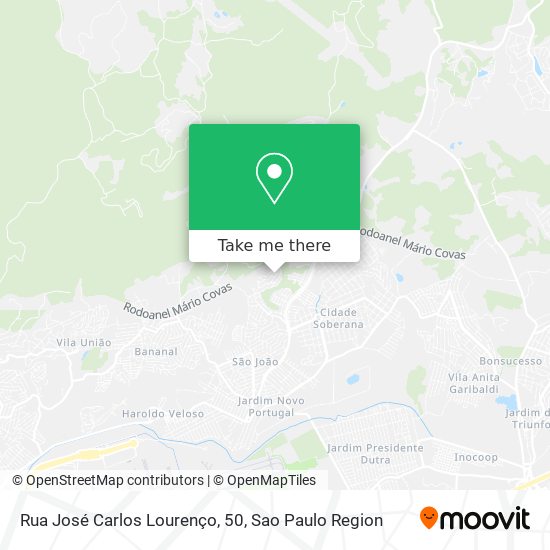Rua José Carlos Lourenço, 50 map