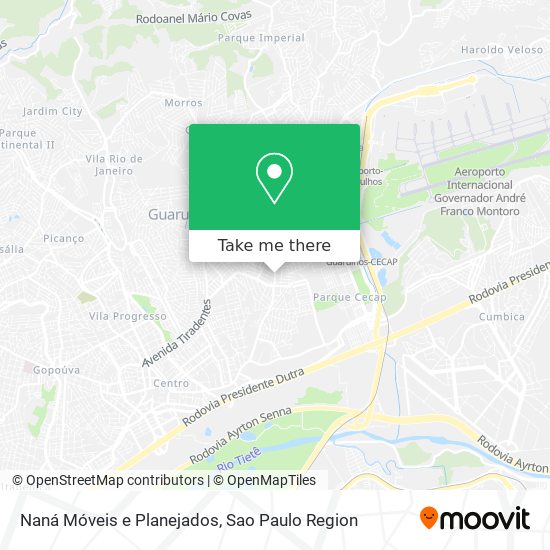 Naná Móveis e Planejados map