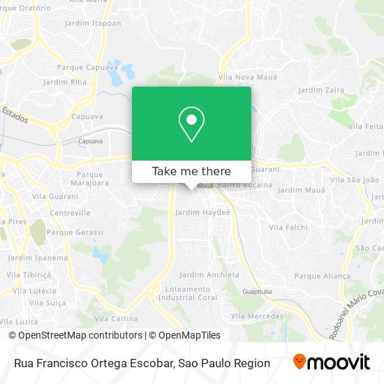 Rua Francisco Ortega Escobar map