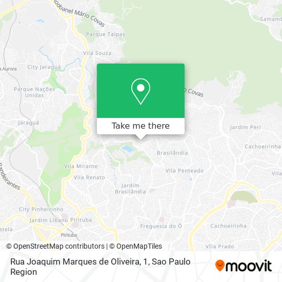 Mapa Rua Joaquim Marques de Oliveira, 1