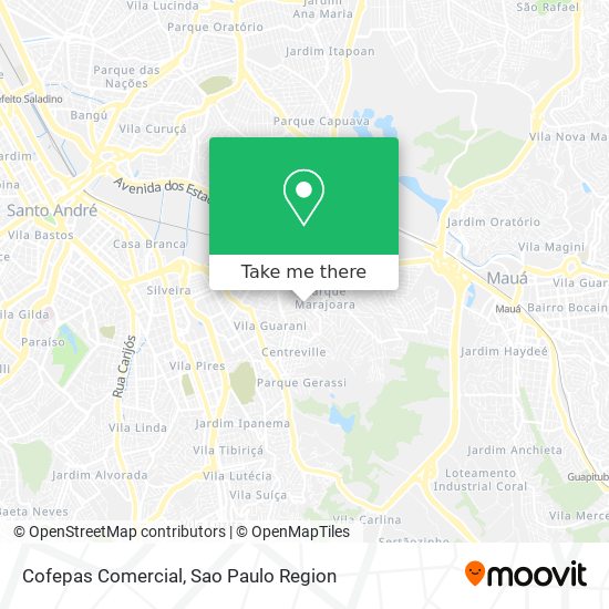 Cofepas Comercial map