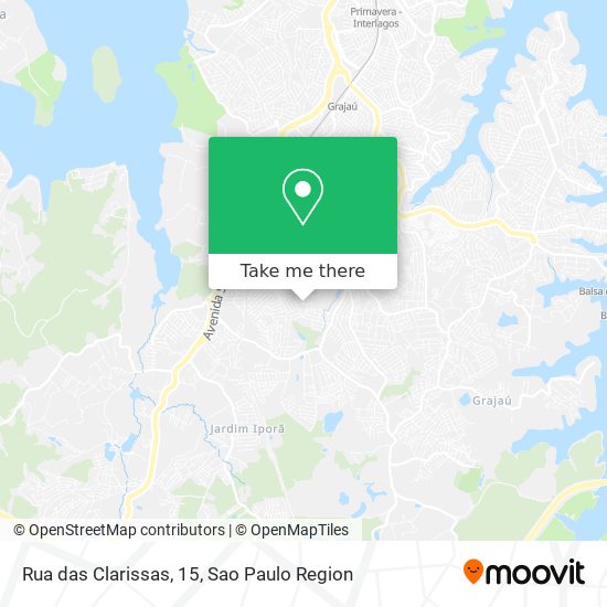 Mapa Rua das Clarissas, 15