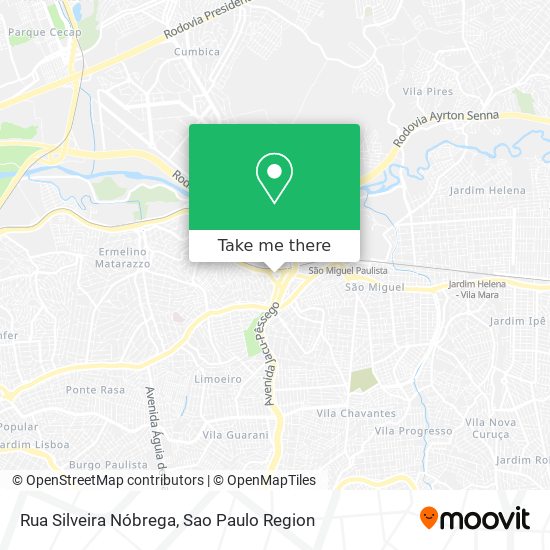 Rua Silveira Nóbrega map