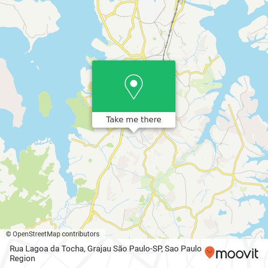 Rua Lagoa da Tocha, Grajau São Paulo-SP map