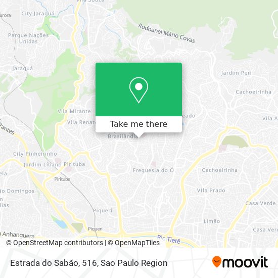 Estrada do Sabão, 516 map