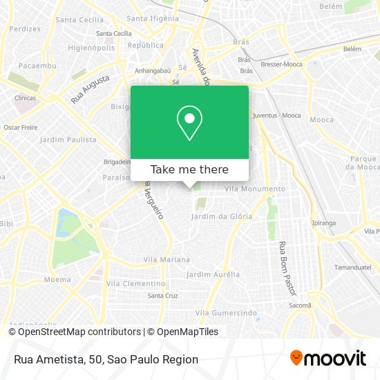 Mapa Rua Ametista, 50